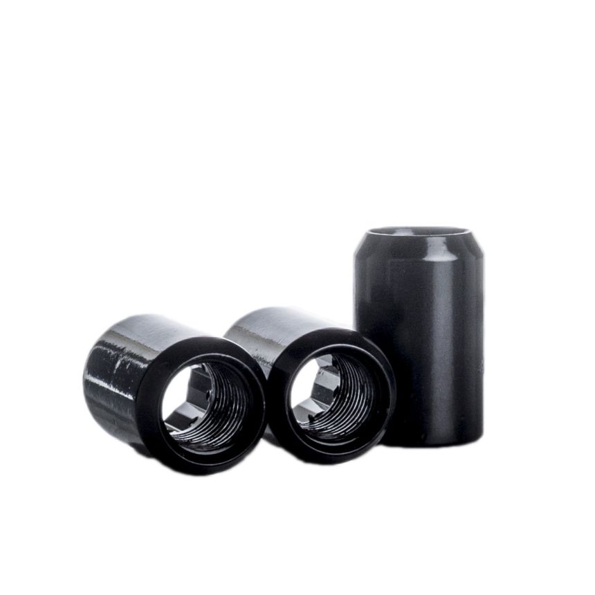 Tähtipääkolo aluvannemutterisarja 1,5mm nousu, 12mm, 20 kpl Musta