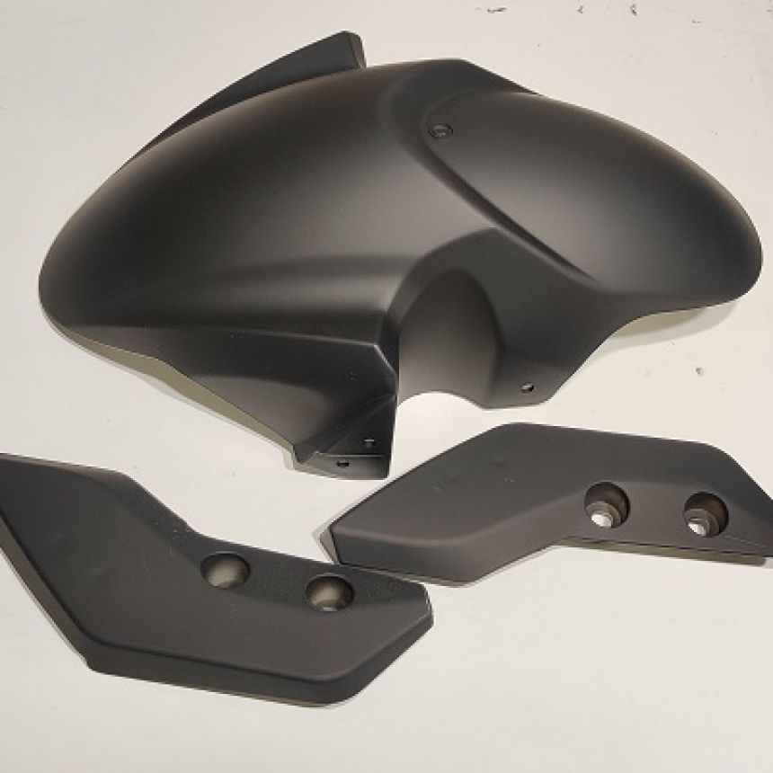 Kruiser Heritage: Etulokasuoja + sivulevyt, musta