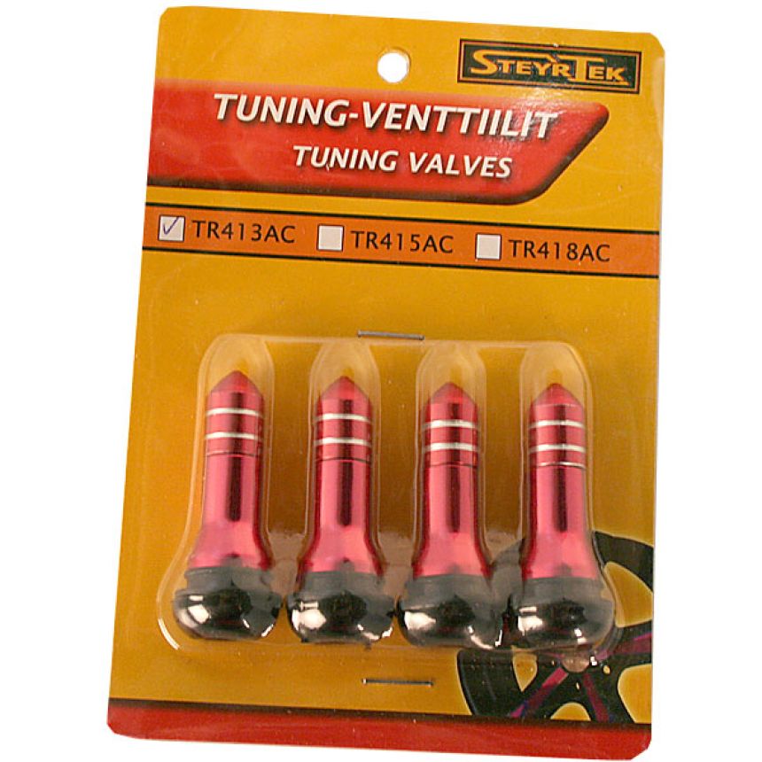 Tuning kasattu venttiilisarja punainen 4 kpl